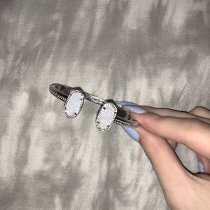 Kendra Scott Silver-White Braclet